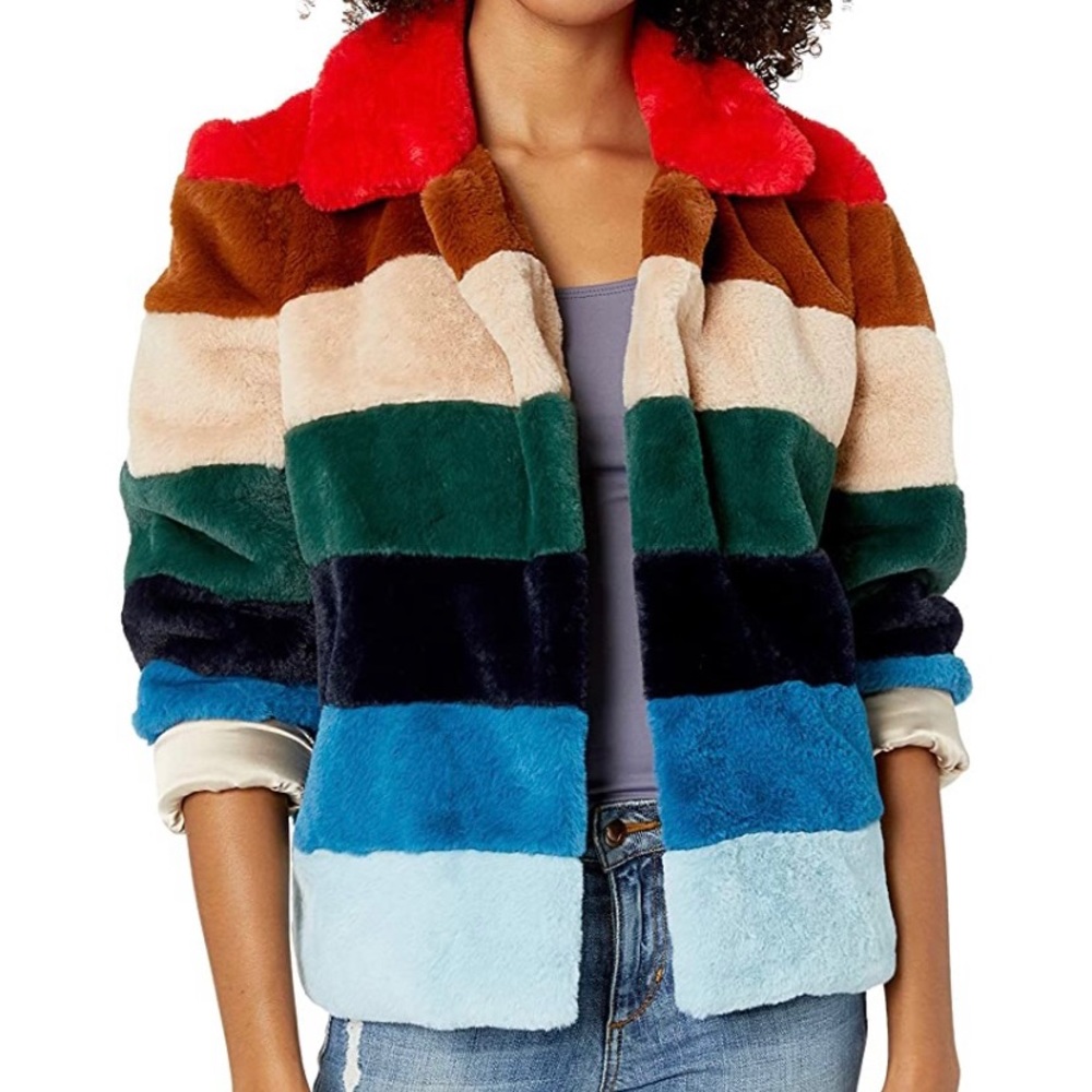 BLANKNYC Faux Fur Jacket